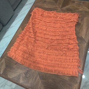 Anthropologie fringed dress size 2x New